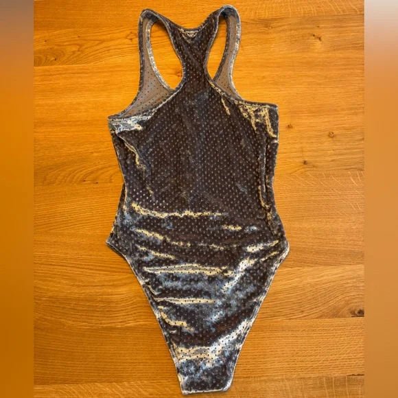 Grey/silver Razorback Bodysuit - Picture 3 of 6